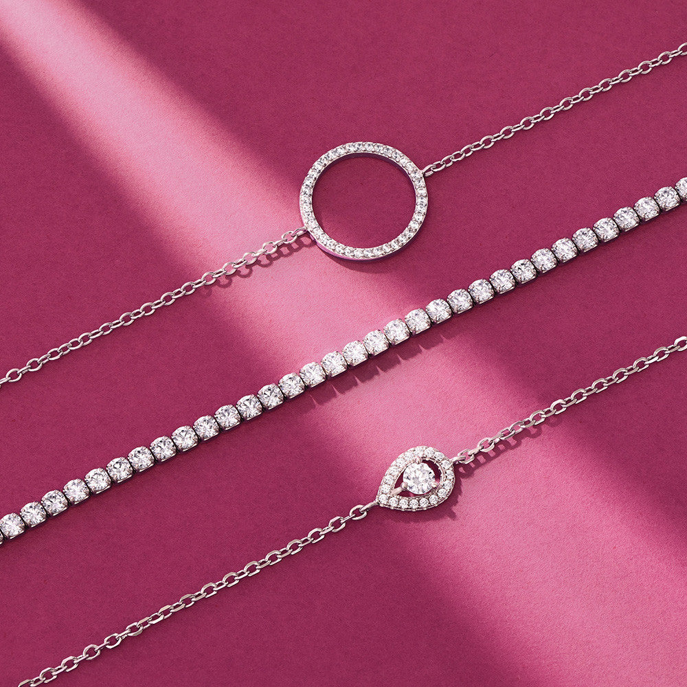 Bracelet en Argent et Oxyde de Zirconium - 2