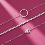 Bracelet en Argent et Oxyde de Zirconium - 2