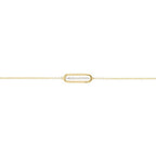 Bracelet en Or et Oxyde de Zirconium  - 1