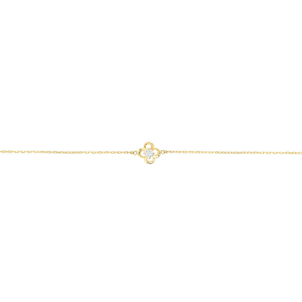 Bracelet en Or et Oxyde de Zirconium - 2