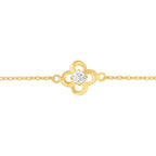 Bracelet en Or et Oxyde de Zirconium - 1