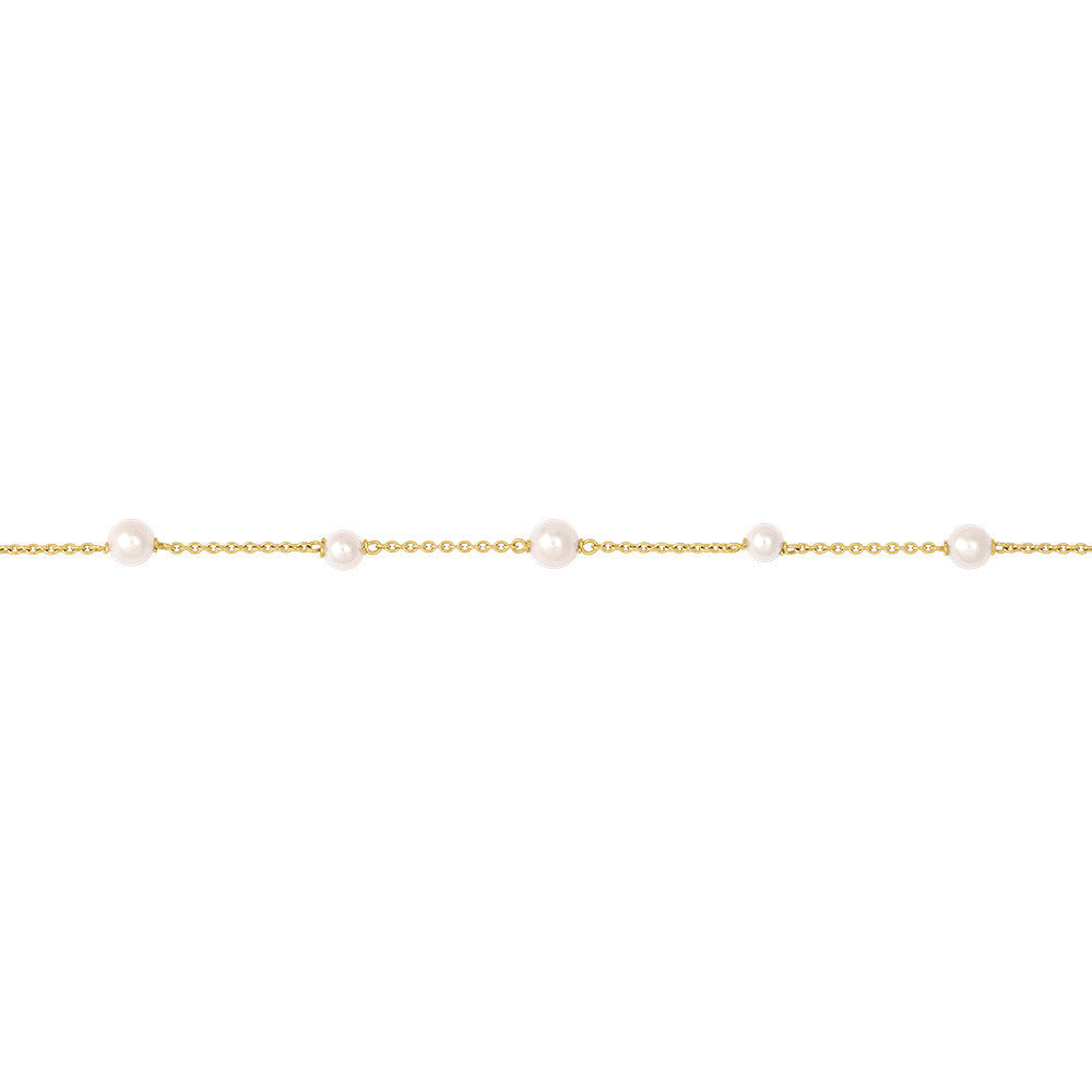 Bracelet en Or et Perles de Culture Eau Douce - 1