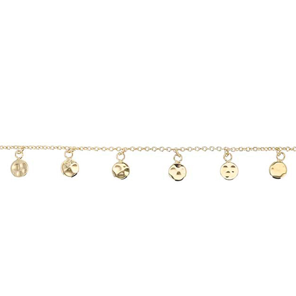Bracelet en Plaqué Or et Verre - 1