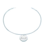 Bracelet jonc  Love  et  Cœur  Argent  - 1