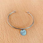 Bracelet jonc  Love  et  Cœur  Argent  - 2