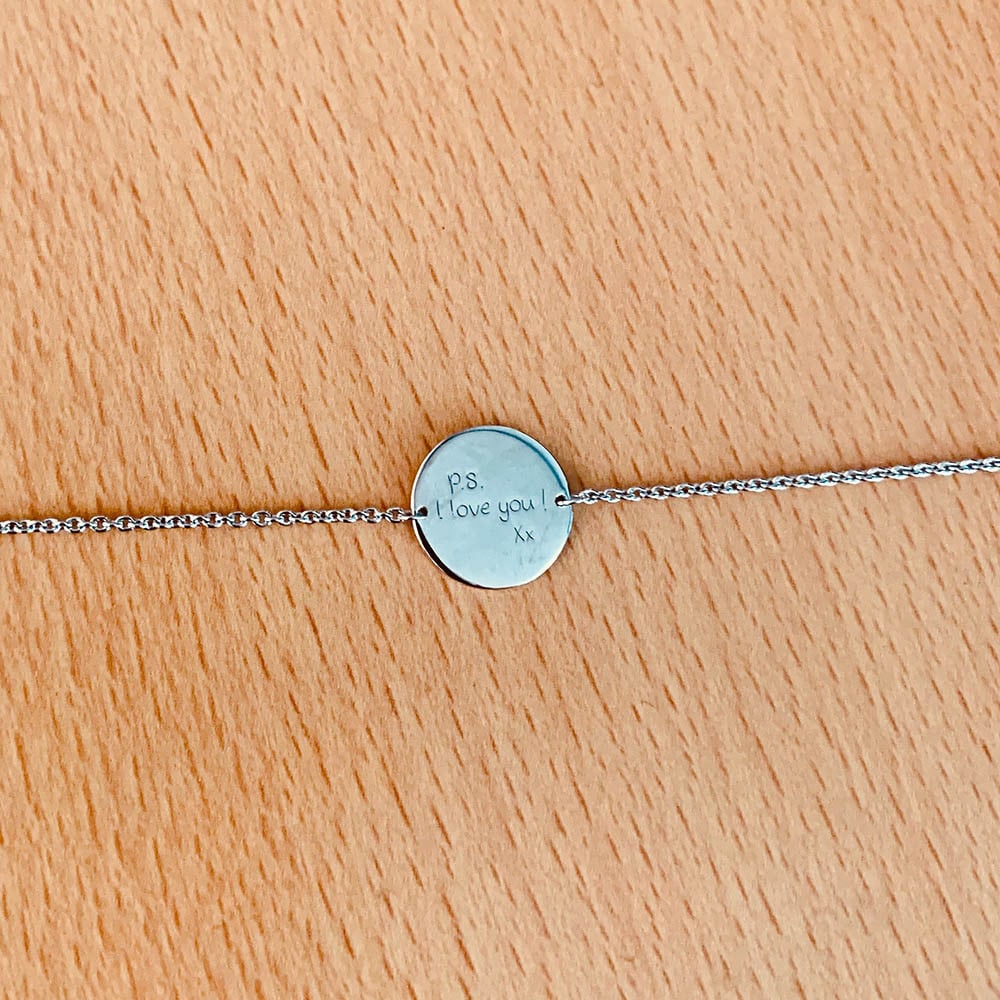 Bracelet  P.S. : I Love You ! Xx  Argent - 2