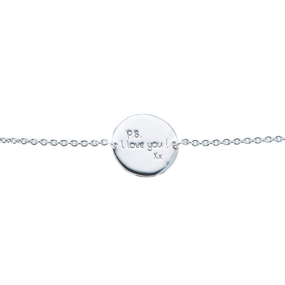 Bracelet  P.S. : I Love You ! Xx  Argent - 1