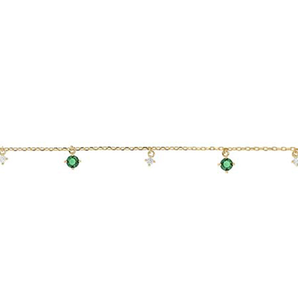 Bracelet Sully en Plaqué Or et Oxyde de Zirconium - 1