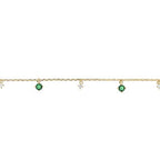 Bracelet Sully en Plaqué Or et Oxyde de Zirconium - 1