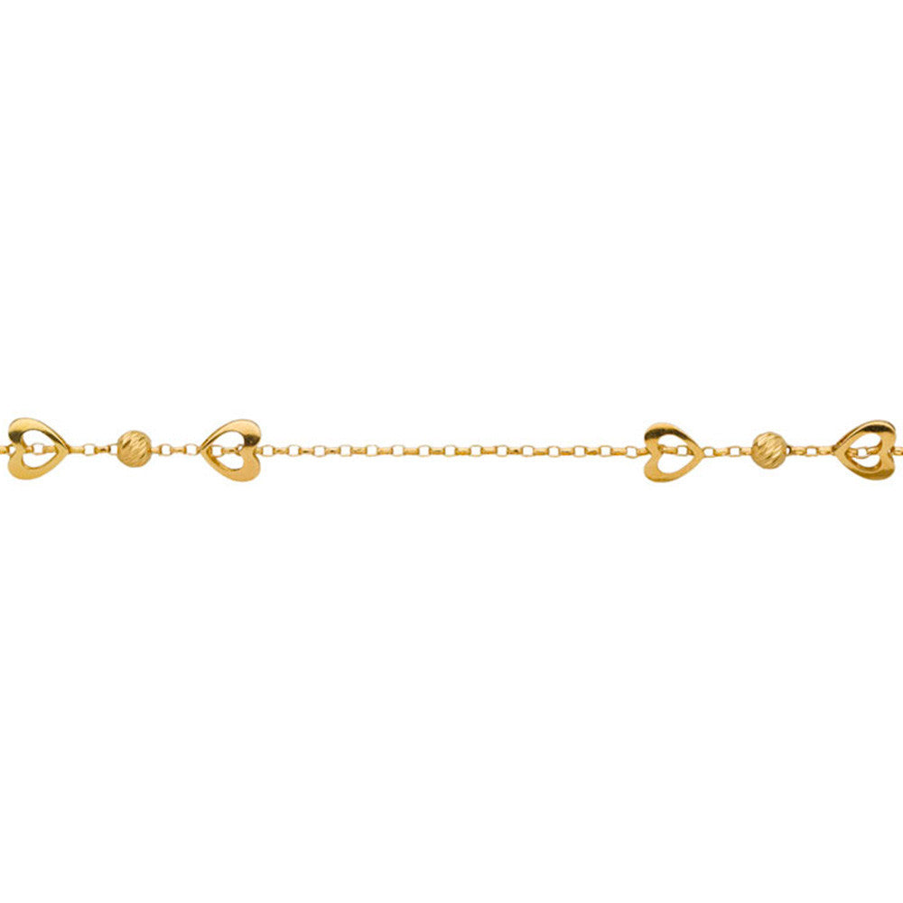 Chaîne de cheville Or - 1