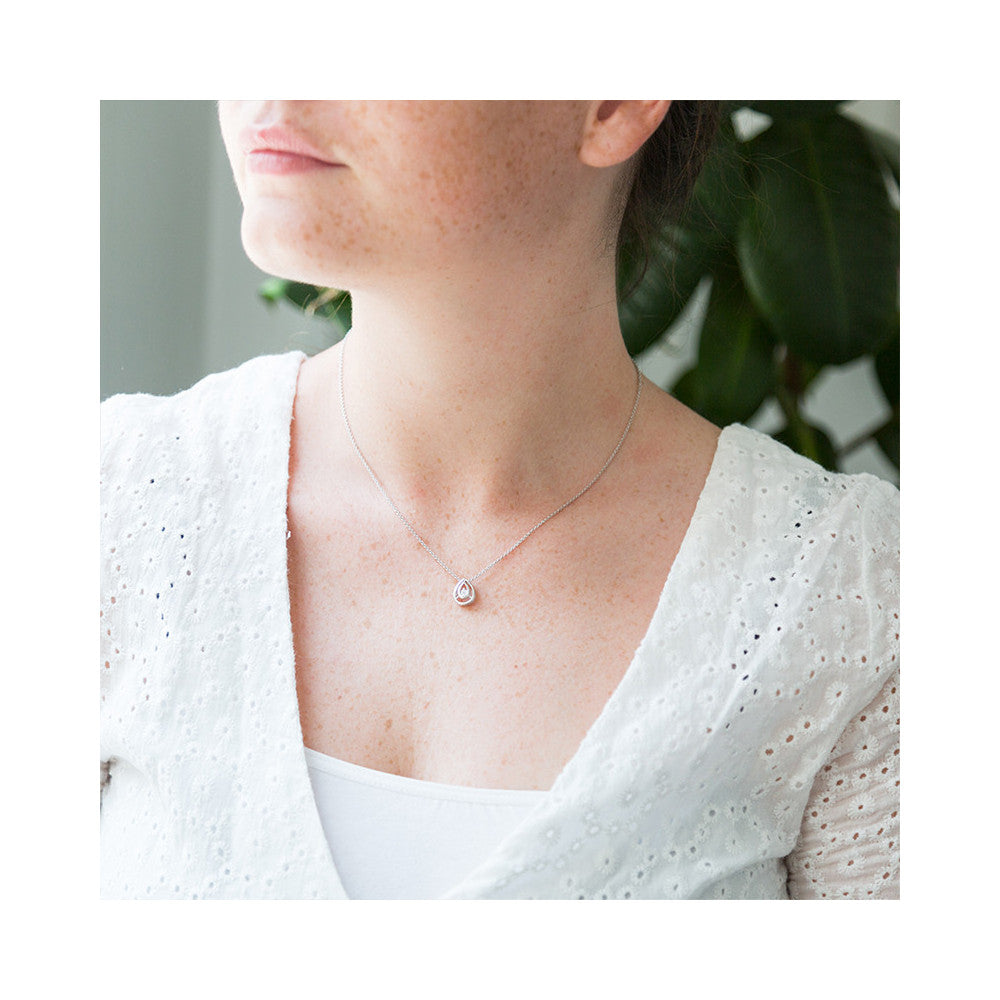Collier Argent et Diamant - 2