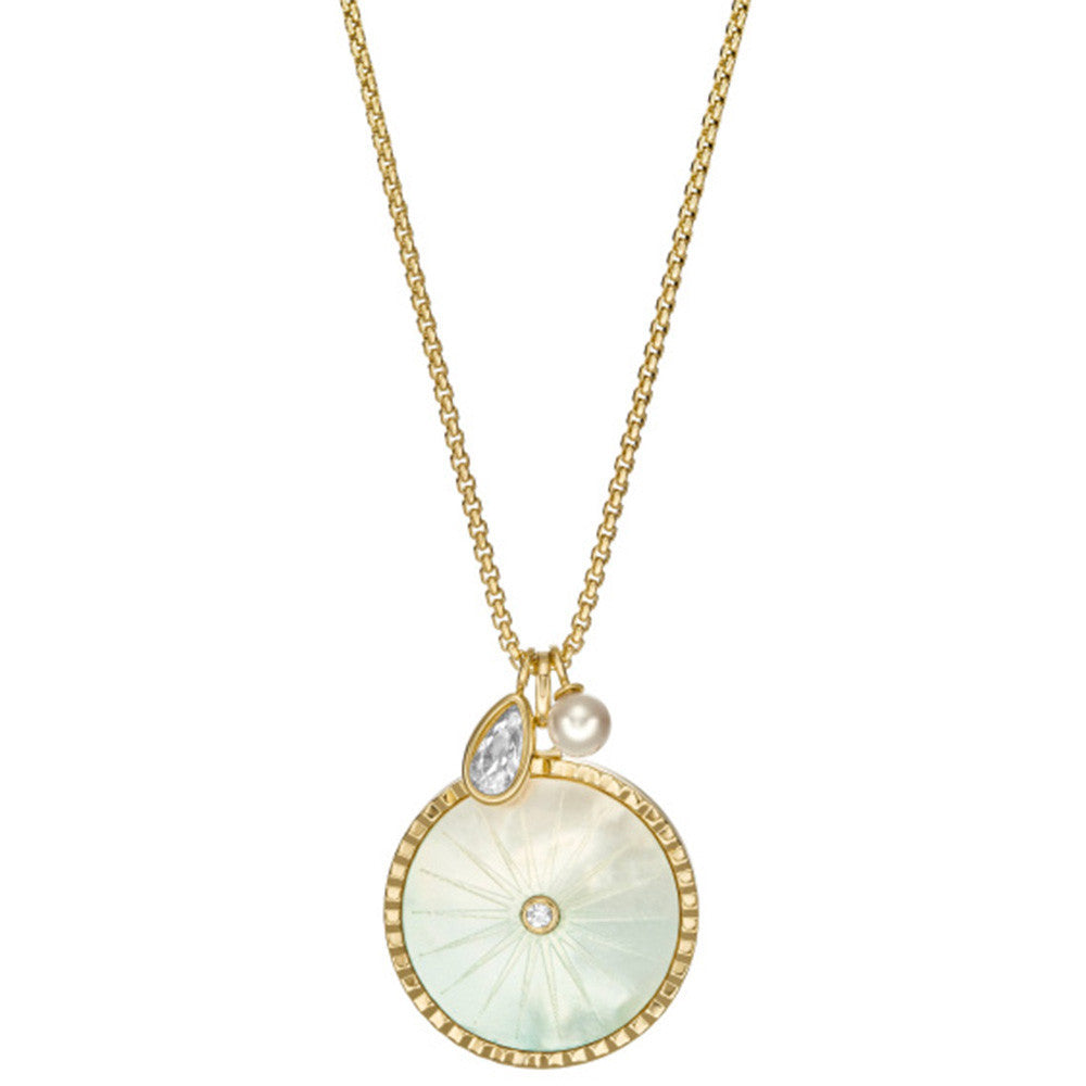 Collier en Acier et Nacre - 1