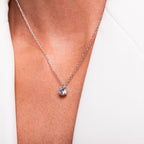 Collier en Argent et Oxyde de Zirconium  - 2