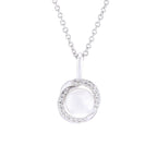 Collier en Argent, Perle de Culture Eau Douce et Oxyde de Zirconium - 2