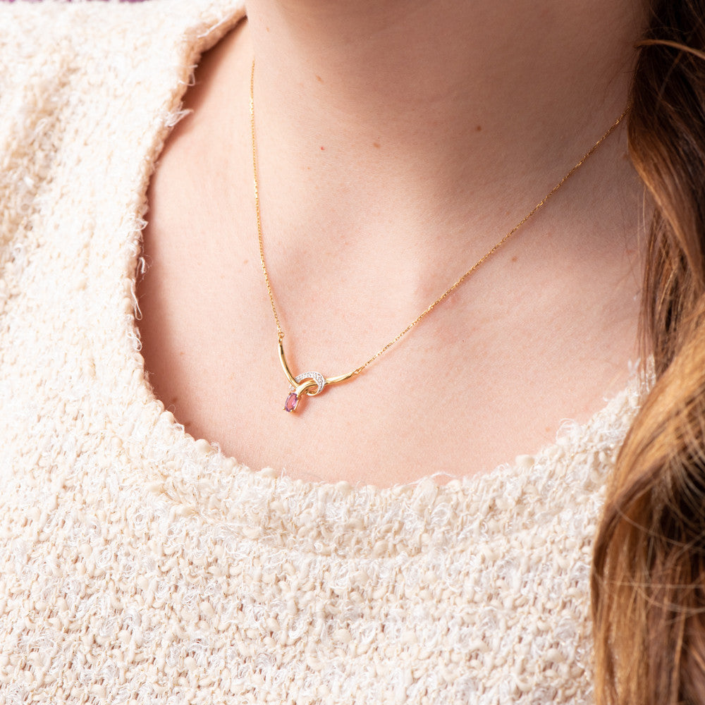 Collier en Or et Améthyste - 2