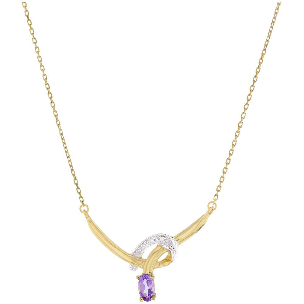 Collier en Or et Améthyste - 1