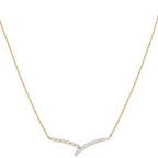 Collier en Or et Oxyde de Zirconium - 1
