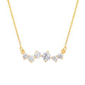 Collier en Or et Oxyde de Zirconium - 1