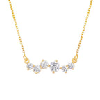 Collier en Or et Oxyde de Zirconium - 1