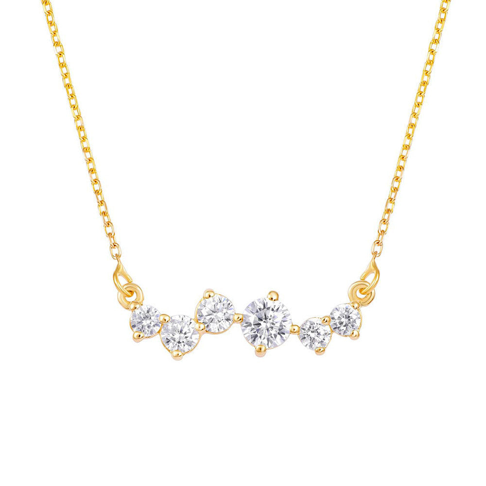 Collier en Or et Oxyde de Zirconium - 1