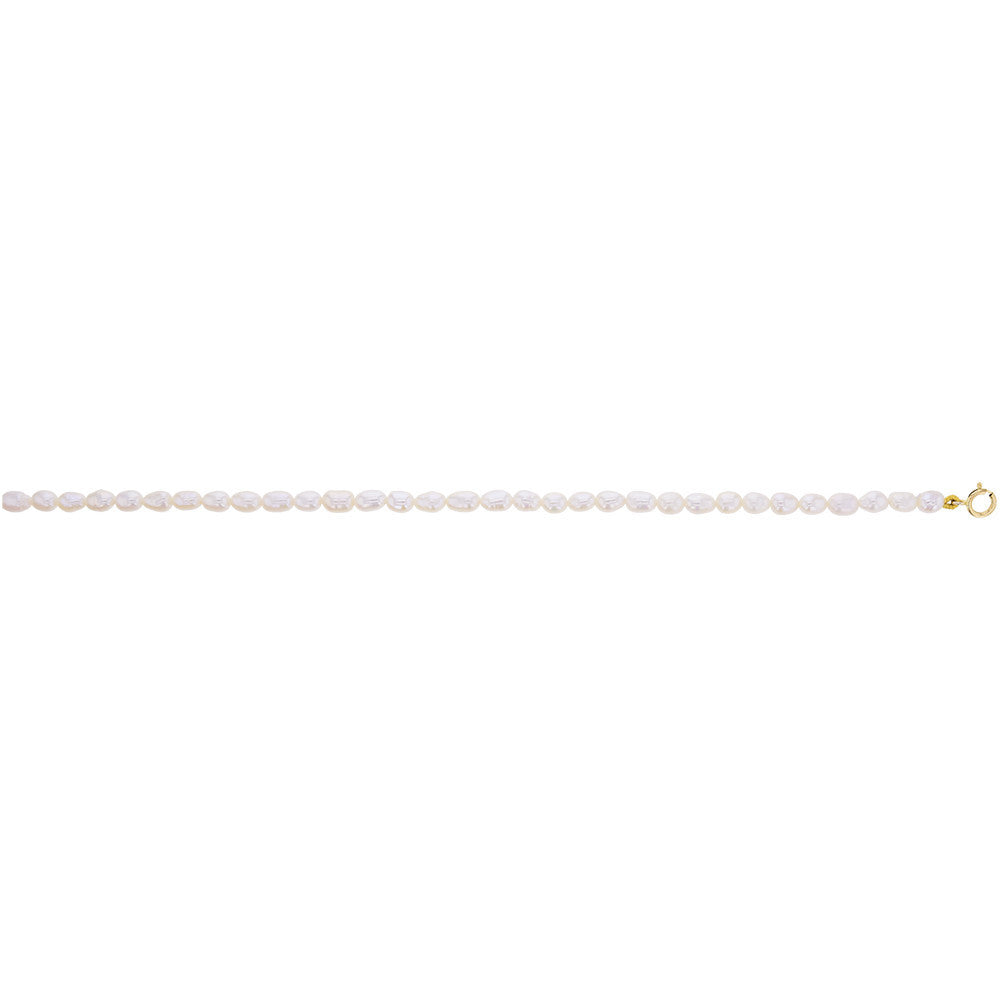 Collier en Or et Perle de Culture Eau Douce - 2
