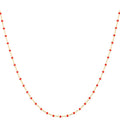 Collier en Plaqué Or et Perle de Verre - 1