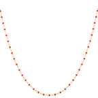 Collier en Plaqué Or et Perle de Verre - 1