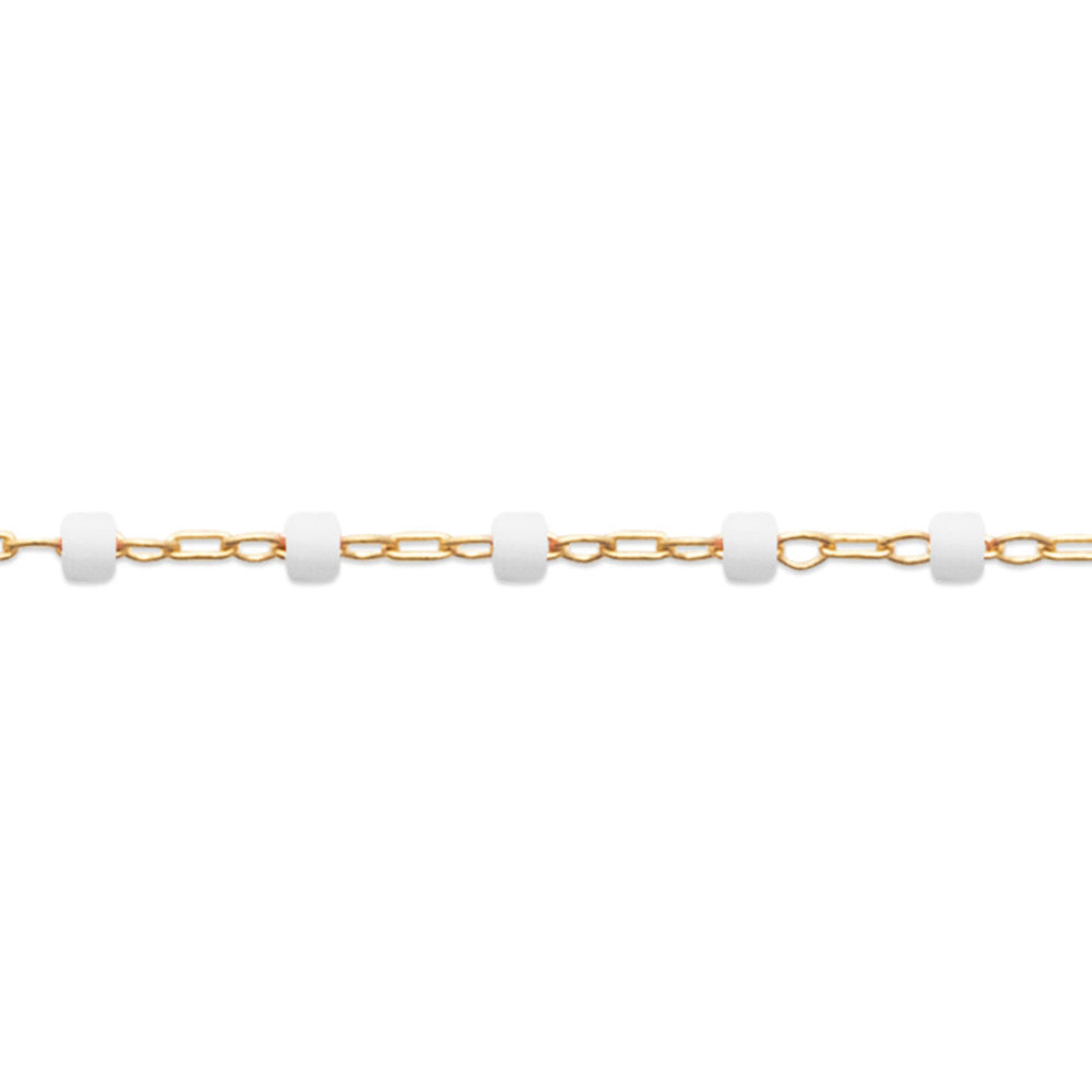 Collier en Plaqué Or et Perle de Verre - 2
