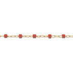 Collier en Plaqué Or et Perle de Verre - 2
