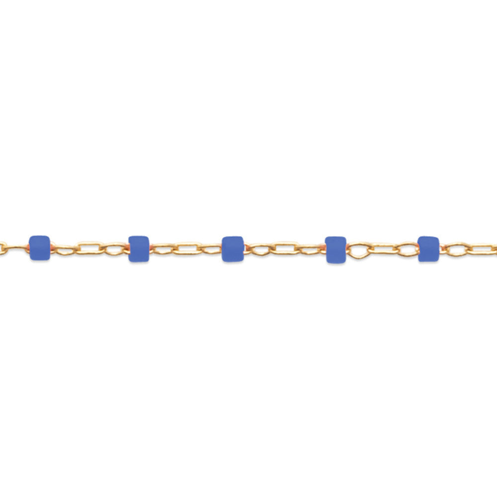 Collier en Plaqué Or et Perle de Verre - 2