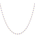 Collier en Plaqué Or et Perle de Verre - 1