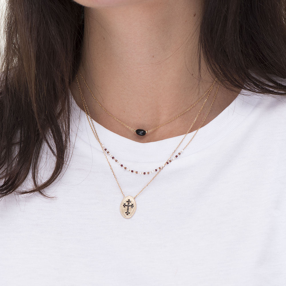 Collier en Plaqué Or - 2