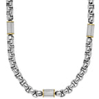 Collier Fossil Collection All Stacked Up en Acier - 1