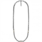 Collier Fossil Collection All Stacked Up en Acier - 2