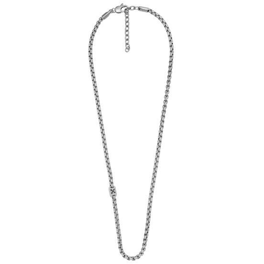 Collier Fossil Collection D-Link en Acier - 2