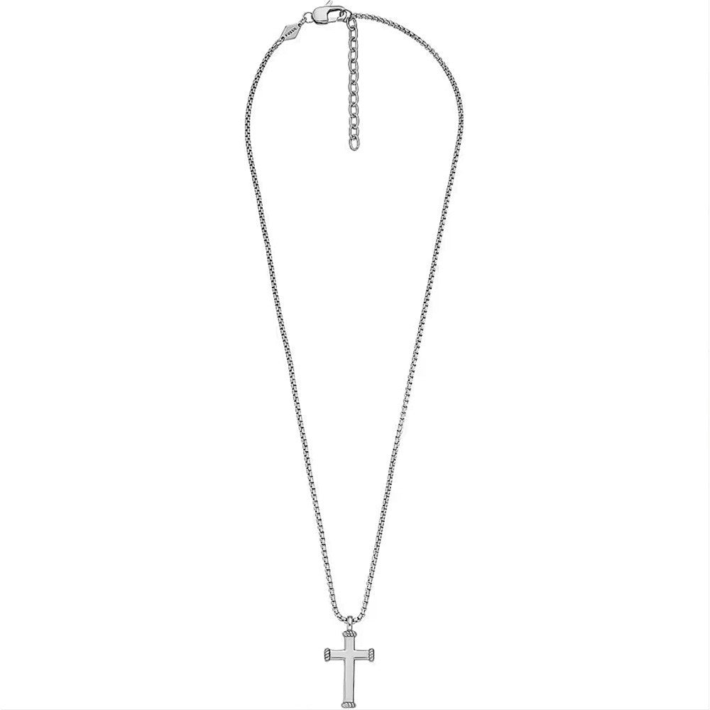 Collier Fossil Collection Meaninful Moments en Acier - 2