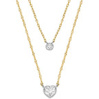 Collier Fossil Collection Tokens of Affection en Acier et Oxyde de Zirconium - 1