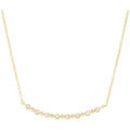 Collier Sully en Plaqué Or et Oxyde de Zirconium - 1