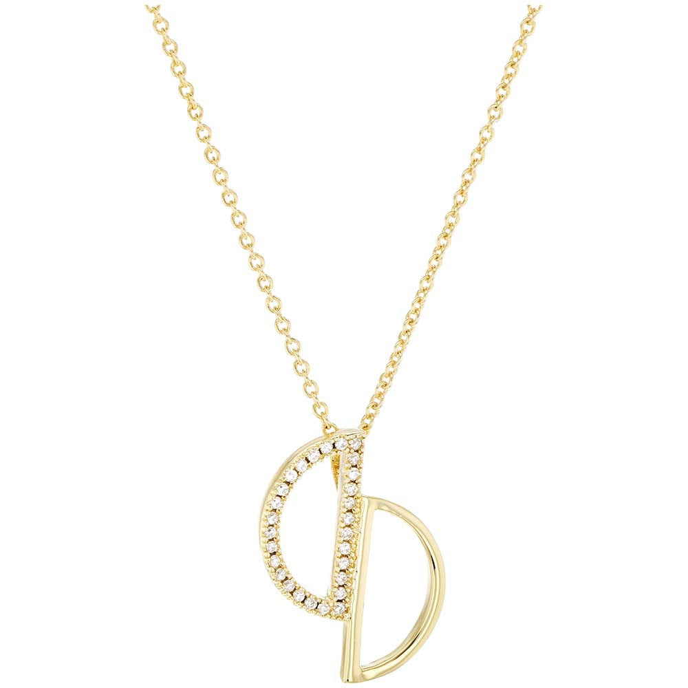 Collier Sully en Plaqué Or et Oxyde de Zirconium - 2