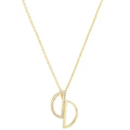 Collier Sully en Plaqué Or et Oxyde de Zirconium - 1