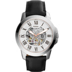 Montre Automatique Fossil en Cuir Noir - 1