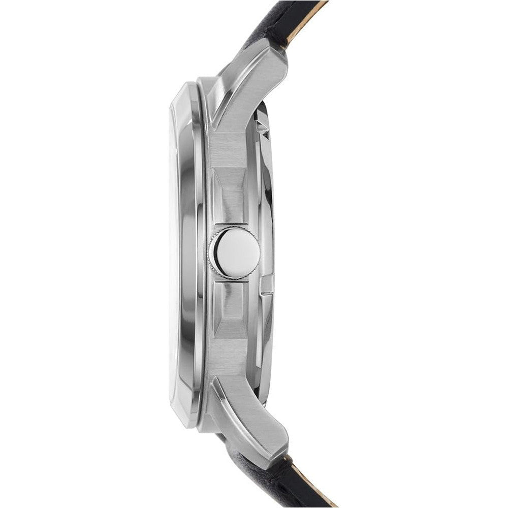 Montre Automatique Fossil en Cuir Noir - 2