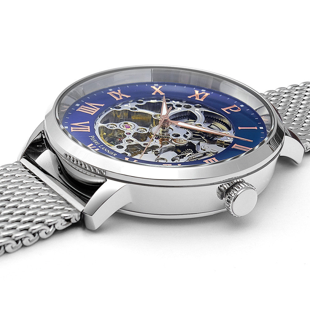 Montre Automatique Pierre Lannier en Acier Argenté - 2