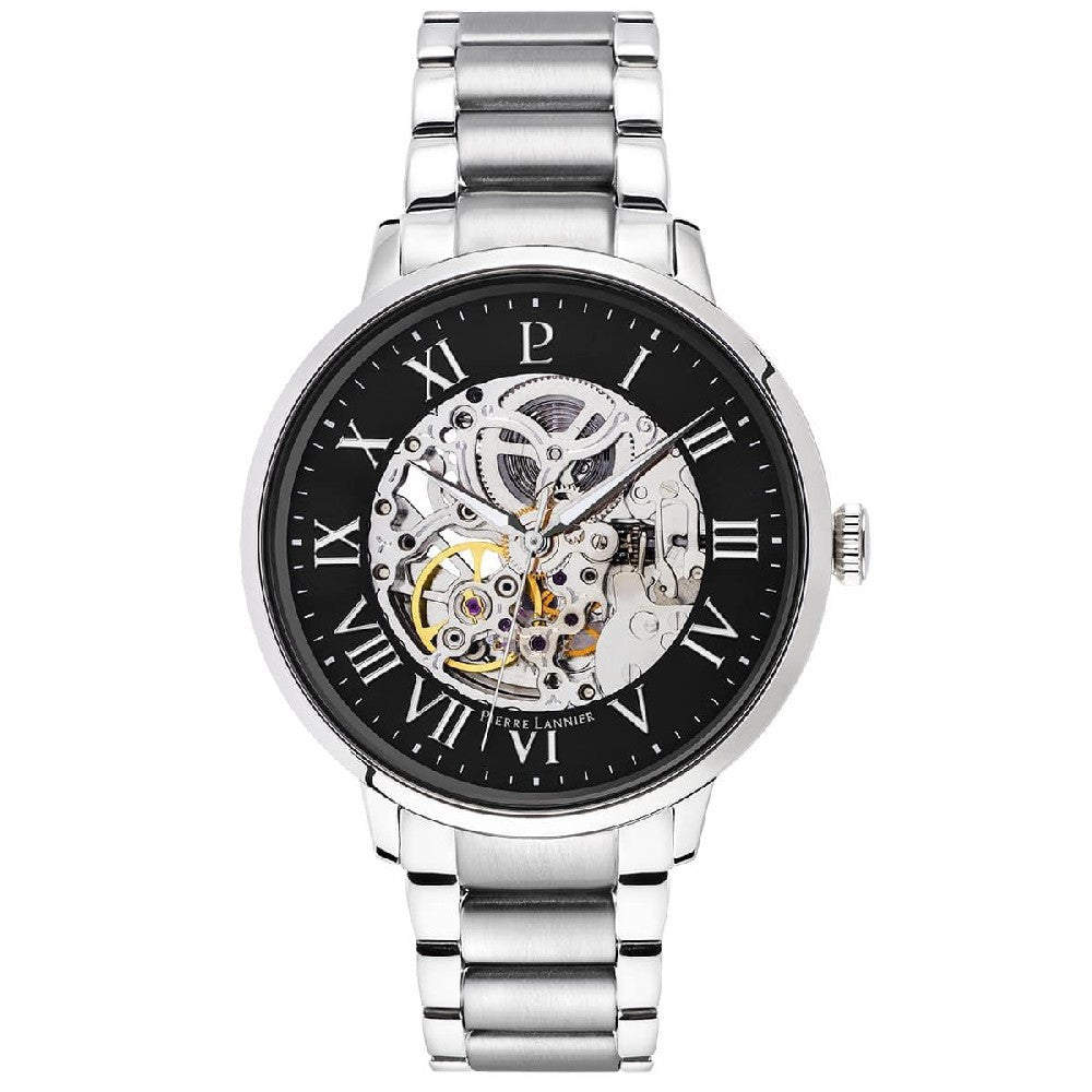 Montre Automatique Pierre Lannier en Acier Argenté - 1