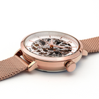 Montre Automatique Pierre Lannier en Acier Doré Rose - 2