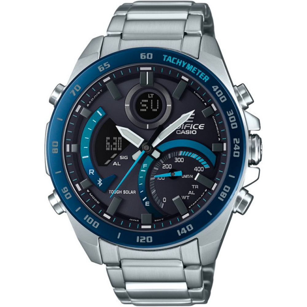 Montre Casio Collection Edifice Bluetooth en Acier Argenté - 1