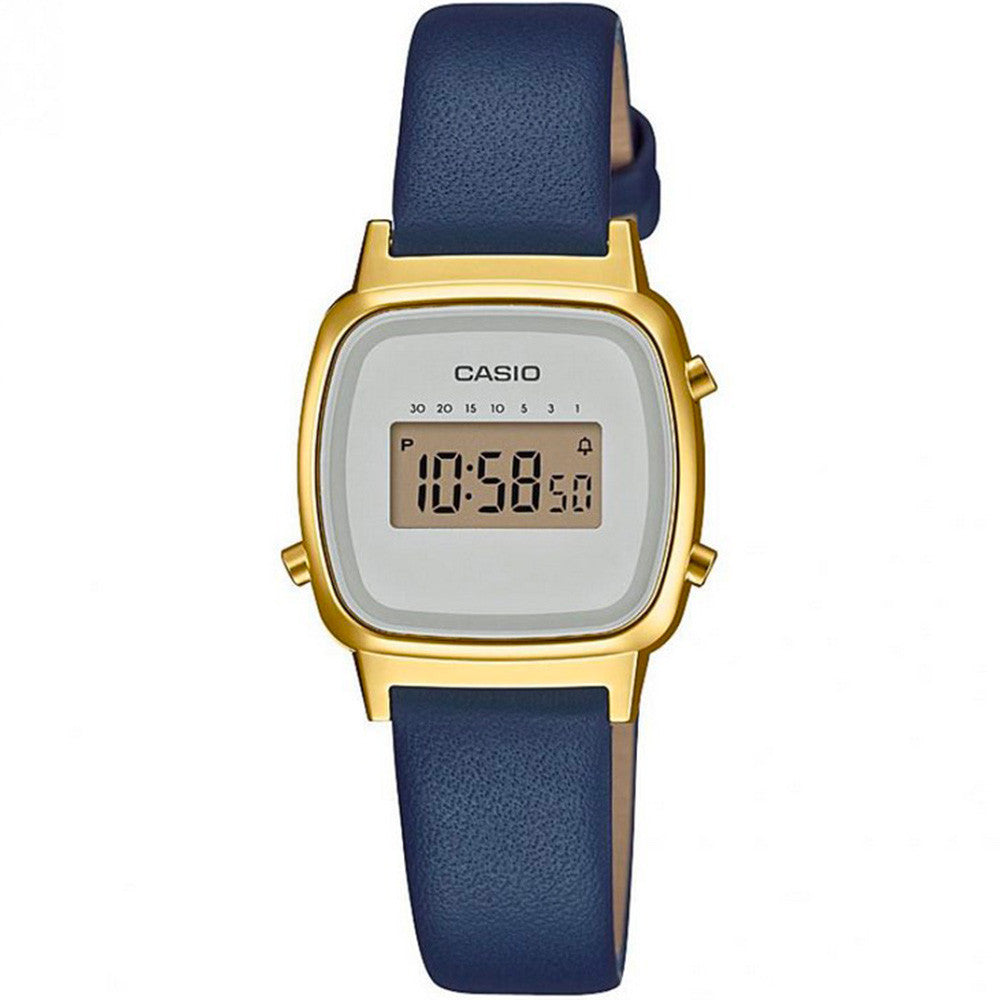 Montre Casio en Cuir Bleu - 1