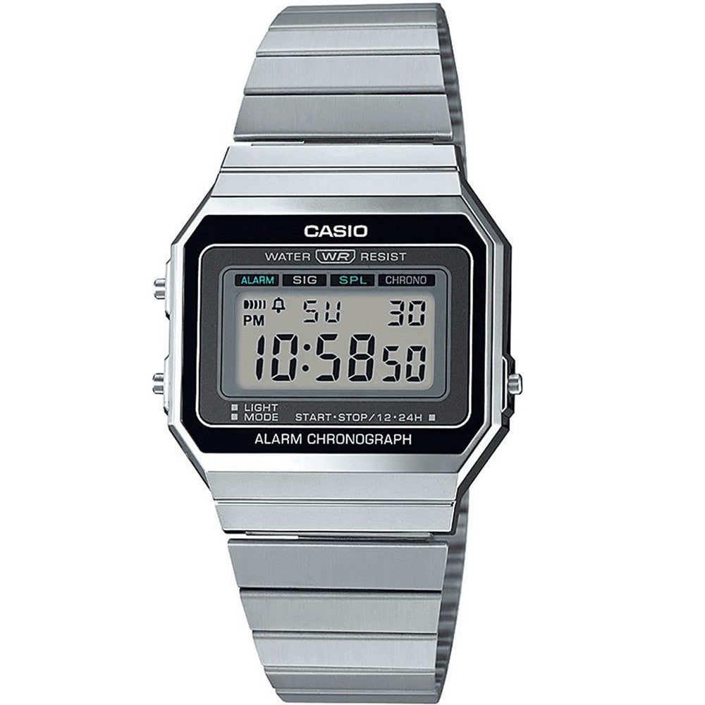 Montre Casio en Résine Argenté - 1