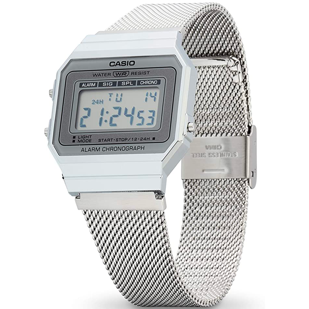 Montre Casio en Résine Argenté - 2