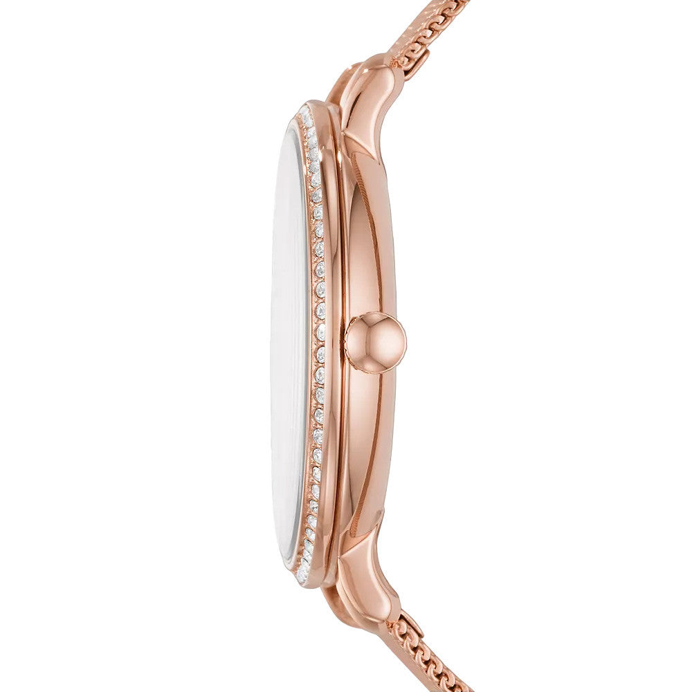 Montre Fossil en Acier Doré Rose - 2